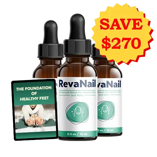 RevaNail nail supplement 3 bottle package 90 day supply